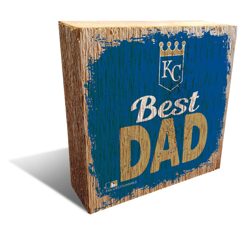Wholesale MLB1080-Best Dad Block / M1080-Kansas City Royals
