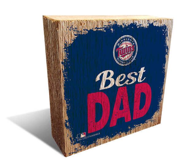 Wholesale MLB1080-Best Dad Block / M1080-Minnesota Twins