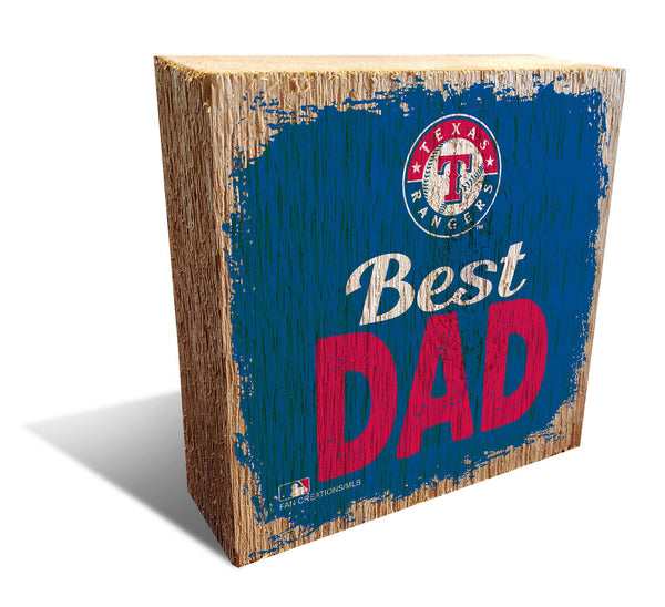 Wholesale MLB1080-Best Dad Block / M1080-Texas Rangers