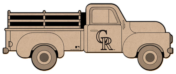 Wholesale MLB1083-Truck Color-In 15in Cutout / M1083-Colorado Rockies