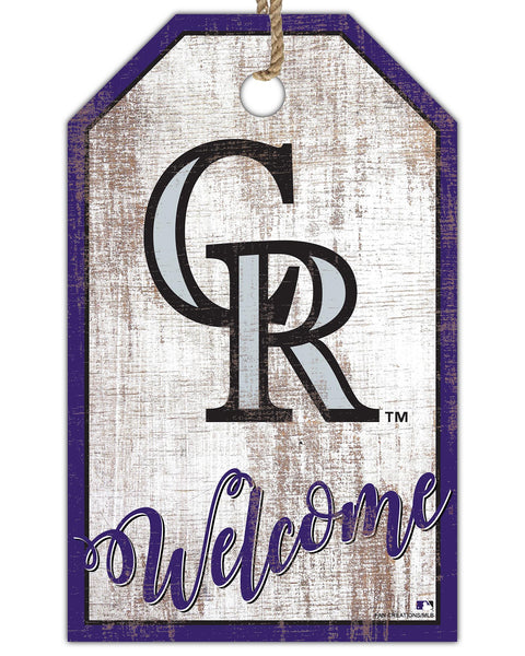 Wholesale MLB2012-Welcome 11x19 Tag / M2012-Colorado Rockies