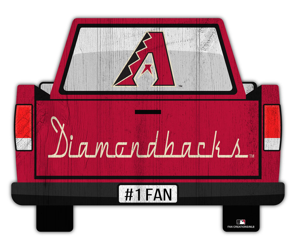 Wholesale MLB2014-Slogan Truck Back 12in Sign / M2014-Arizona Diamondbacks