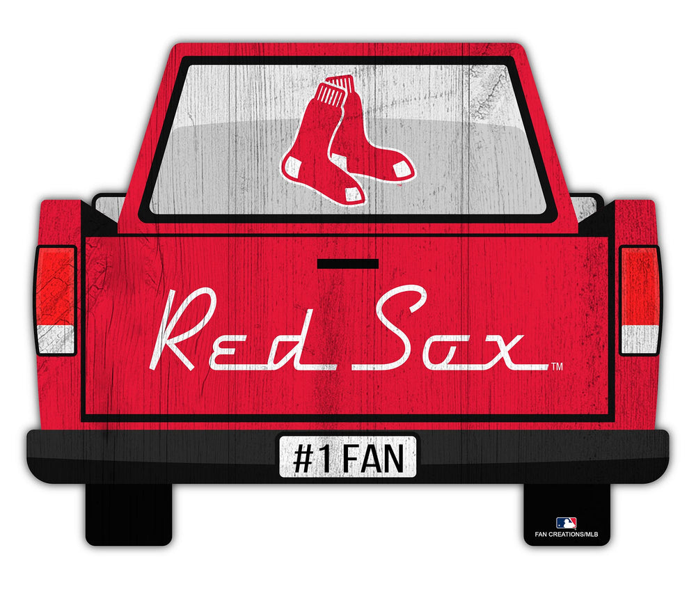 Wholesale MLB2014-Slogan Truck Back 12in Sign / M2014-Boston Red Sox