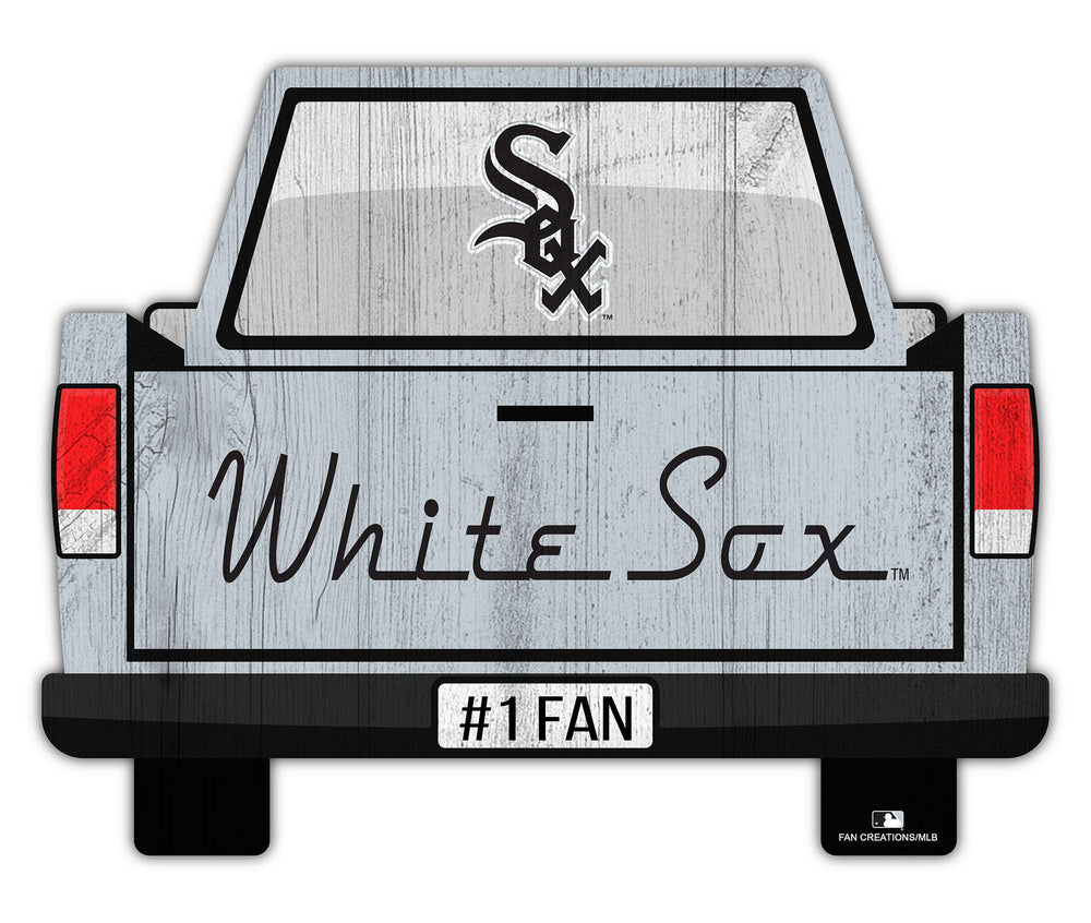 Wholesale MLB2014-Slogan Truck Back 12in Sign / M2014-Chicago White Sox