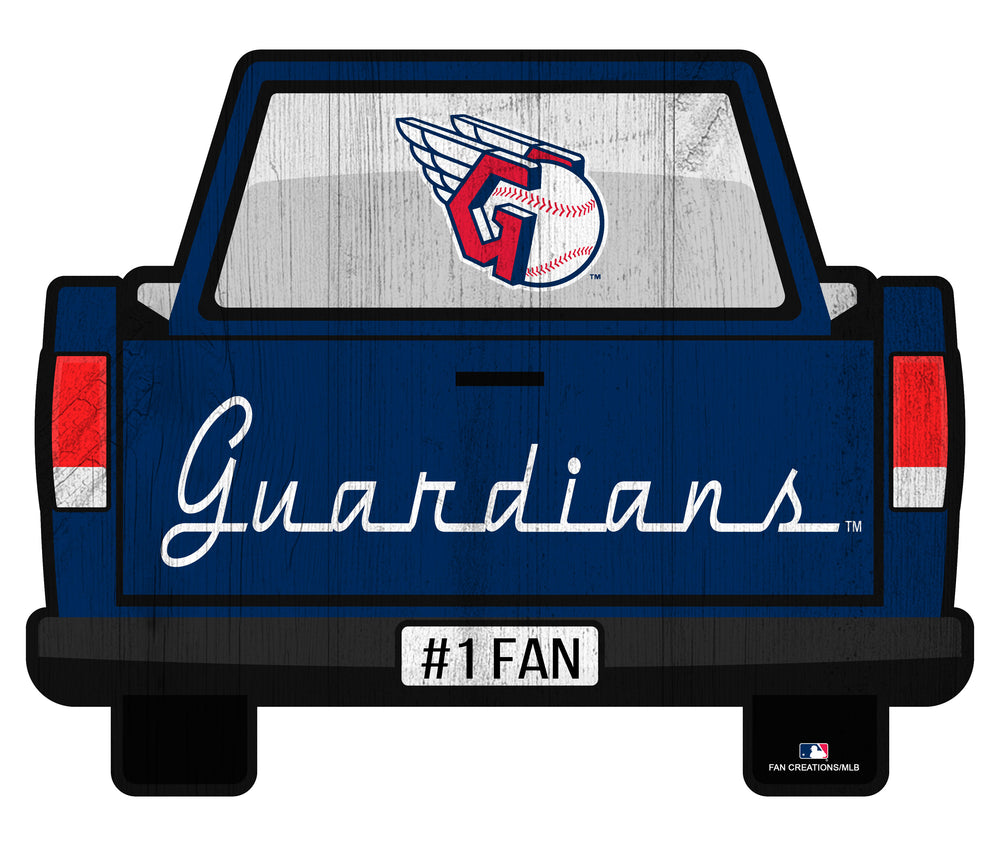 Wholesale MLB2014-Slogan Truck Back 12in Sign / M2014-Cleveland Guardians