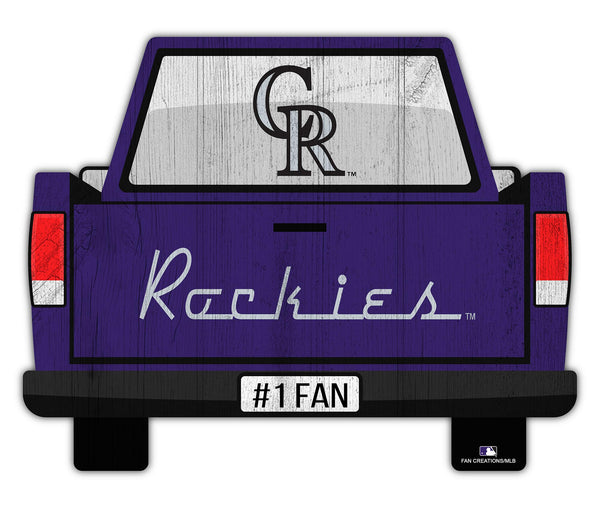 Wholesale MLB2014-Slogan Truck Back 12in Sign / M2014-Colorado Rockies