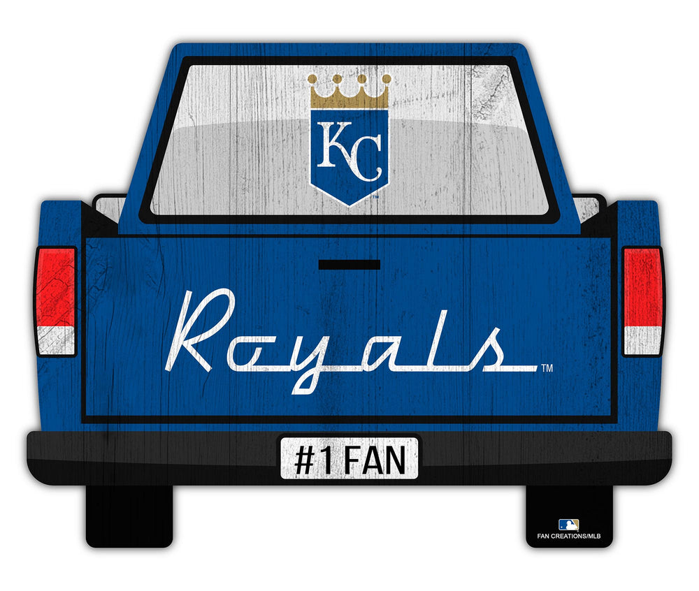 Wholesale MLB2014-Slogan Truck Back 12in Sign / M2014-Kansas City Royals