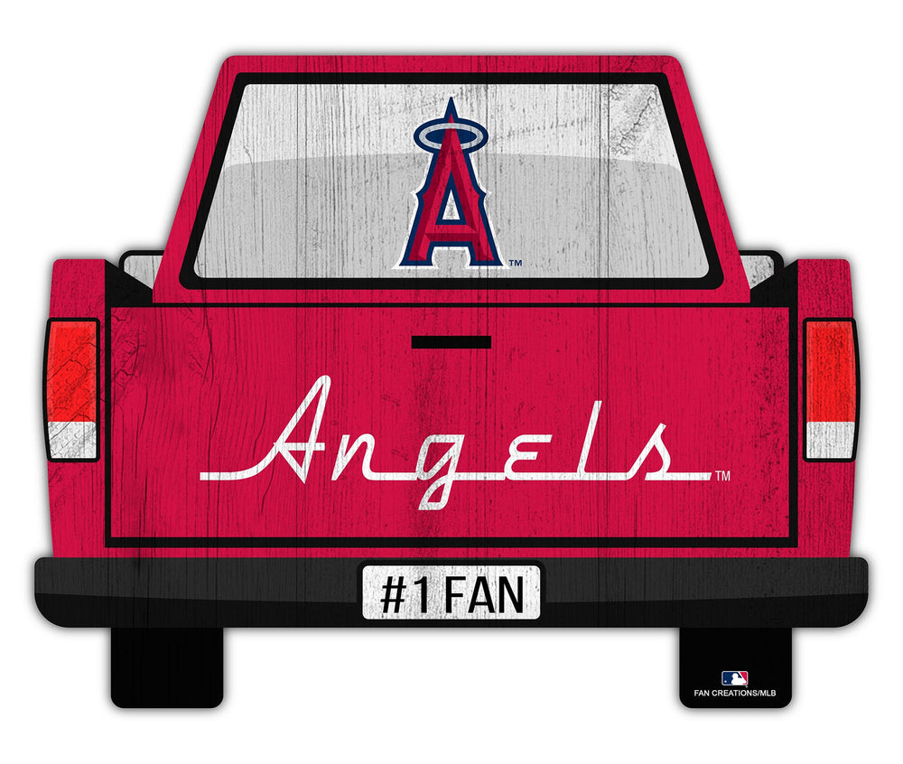 Wholesale MLB2014-Slogan Truck Back 12in Sign / M2014-Los Angeles Angels