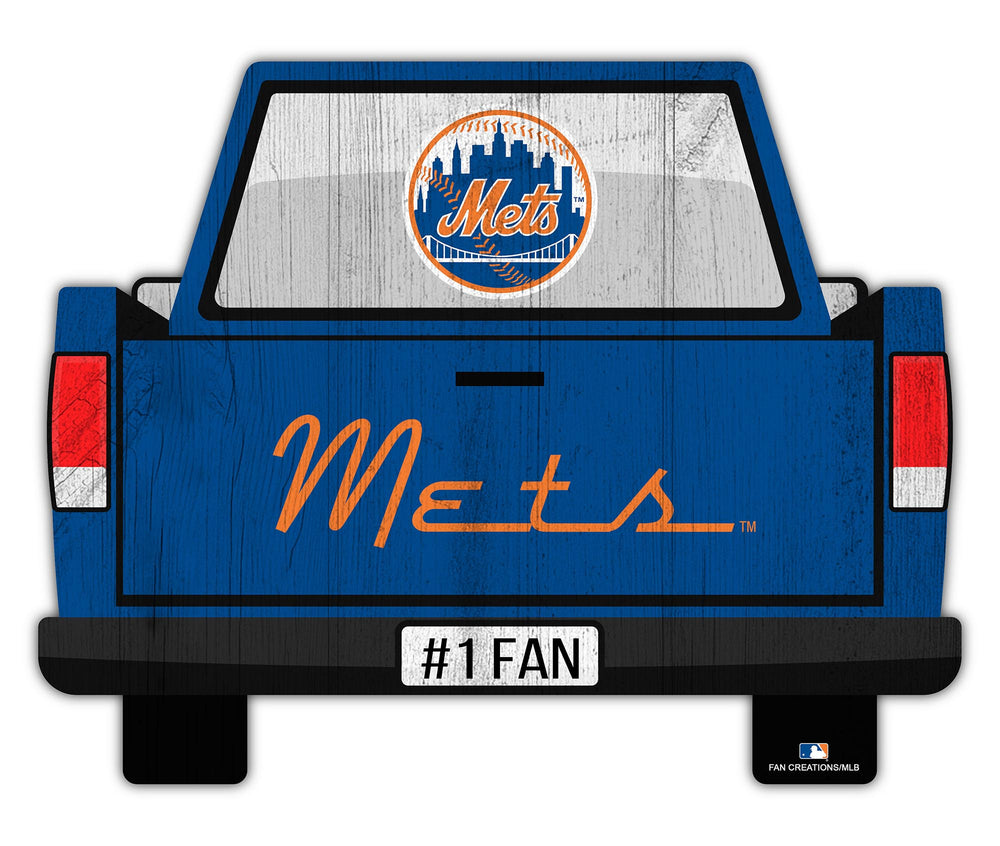 Wholesale MLB2014-Slogan Truck Back 12in Sign / M2014-New York Mets