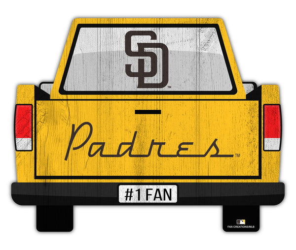 Wholesale MLB2014-Slogan Truck Back 12in Sign / M2014-San Diego Padres