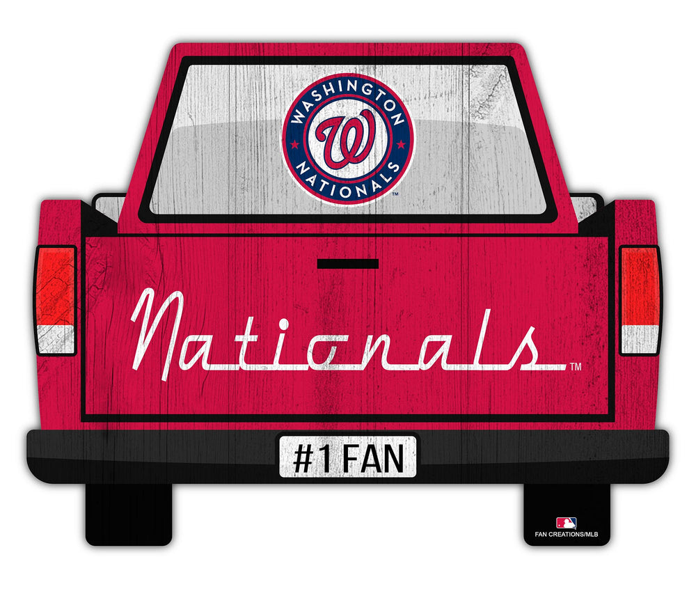 Wholesale MLB2014-Slogan Truck Back 12in Sign / M2014-Washington Nationals