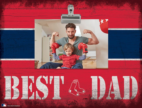 Wholesale MLB2016-Best Dad Clip Frame / M2016-Boston Red Sox