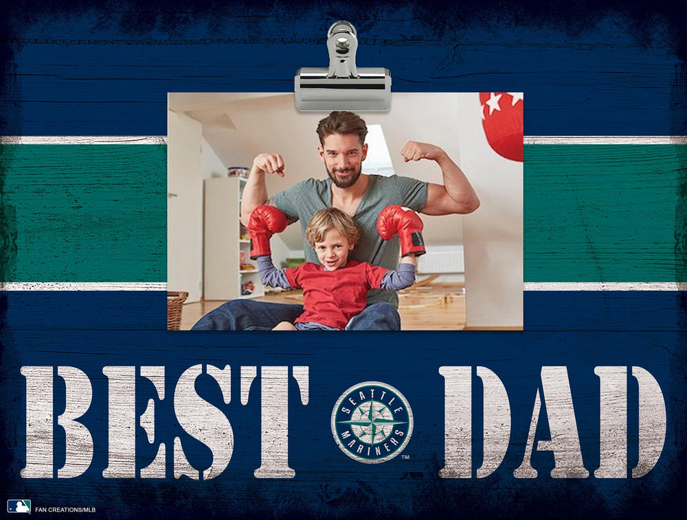 Wholesale MLB2016-Best Dad Clip Frame / M2016-Seattle Mariners