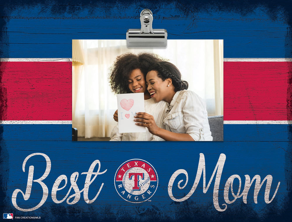 Wholesale MLB2017-Best Mom Clip Frame / M2017-Texas Rangers