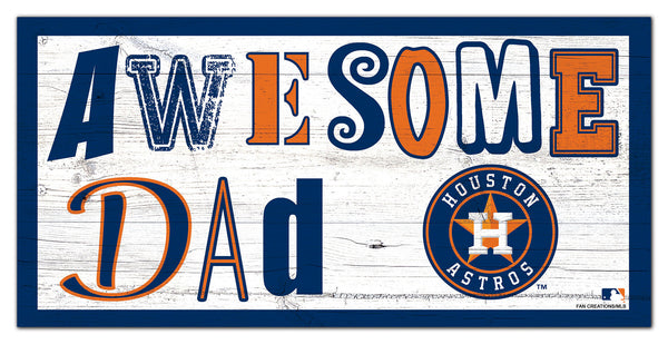 Wholesale MLB2018-Awesome Dad 6x12 / M2018-Houston Astros