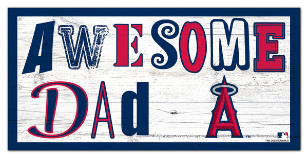 Wholesale MLB2018-Awesome Dad 6x12 / M2018-Los Angeles Angels