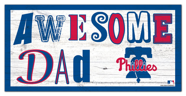 Wholesale MLB2018-Awesome Dad 6x12 / M2018-Philadelphia Phillies