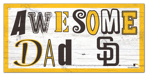 Wholesale MLB2018-Awesome Dad 6x12 / M2018-San Diego Padres