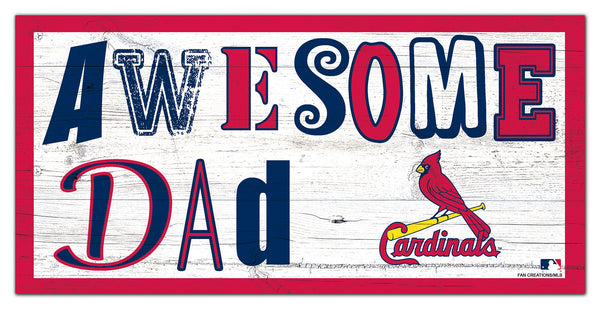 Wholesale MLB2018-Awesome Dad 6x12 / M2018-St Louis Cardinals