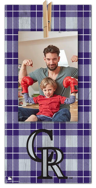 Wholesale MLB2019-Logo Pattern Clothespin 6x12 / M2019-Colorado Rockies