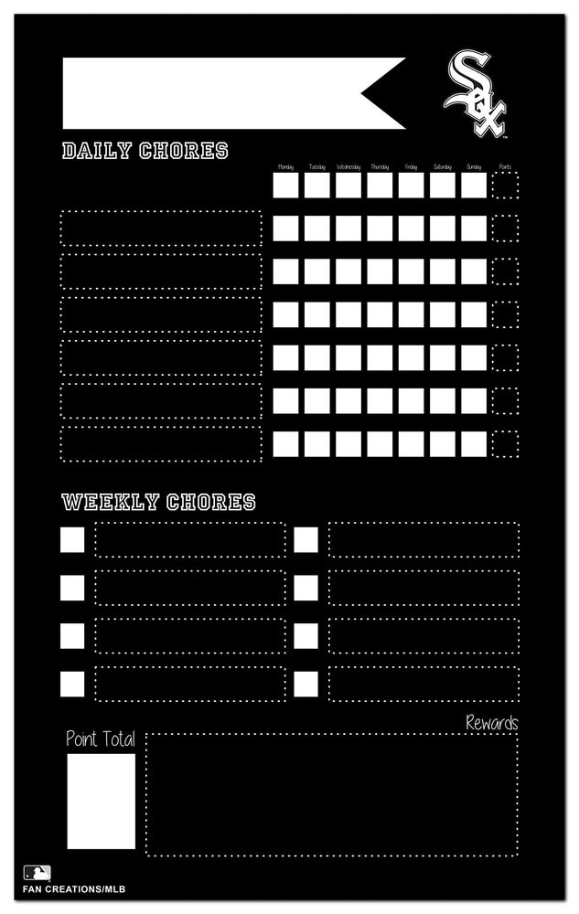 Wholesale MLB2021-Chore Chart Chalkboard 11x19 / M2021-Chicago White Sox