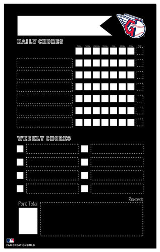 Wholesale MLB2021-Chore Chart Chalkboard 11x19 / M2021-Cleveland Guardians