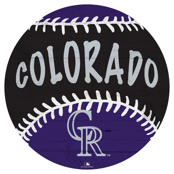 Wholesale MLB2022-City Baseball 12in / M2022-Colorado Rockies