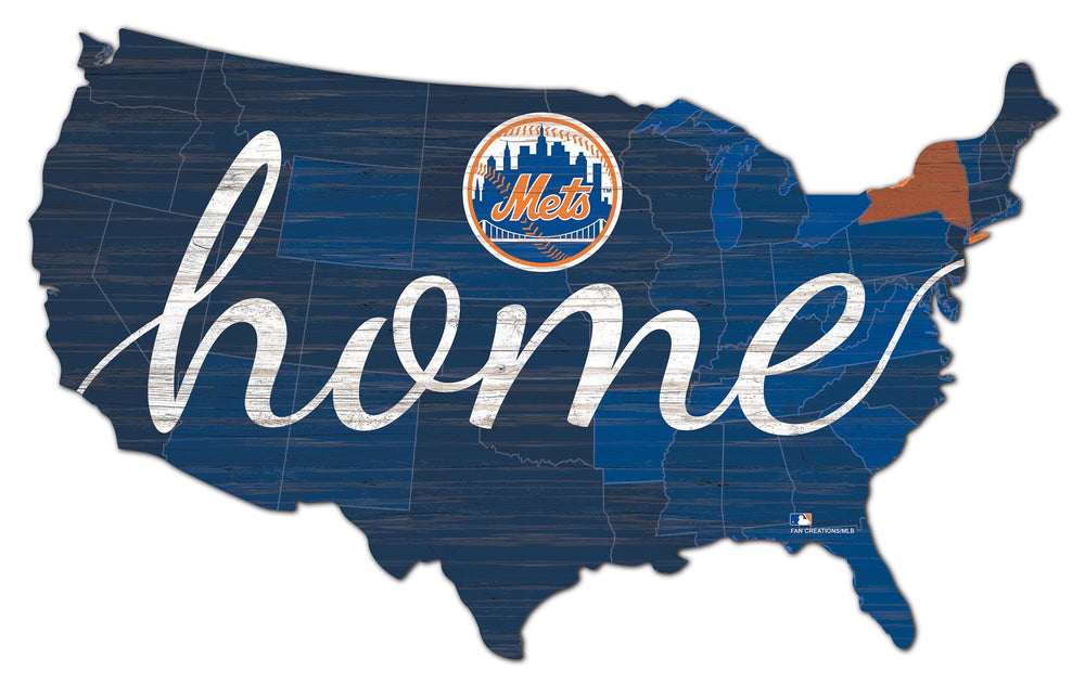 Wholesale MLB2026-Home USACut 18in / M2026-New York Mets