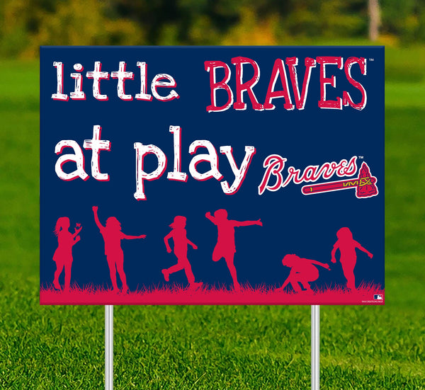 Wholesale MLB2031-Children At Play Yard Sign / M2031-Atlanta Braves