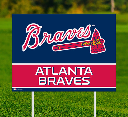 Wholesale MLB2032-Team Name Yard Sign / M2032-Atlanta Braves