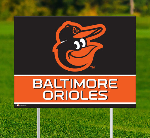 Wholesale MLB2032-Team Name Yard Sign / M2032-Baltimore Orioles