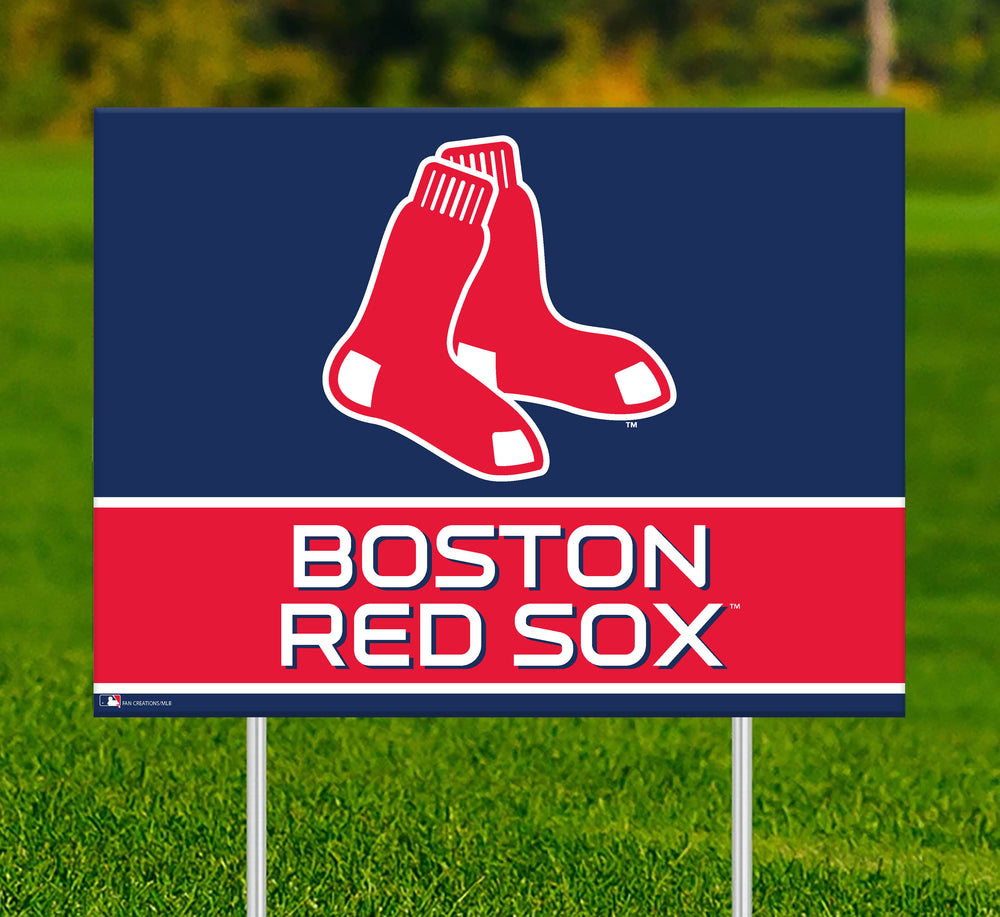 Wholesale MLB2032-Team Name Yard Sign / M2032-Boston Red Sox