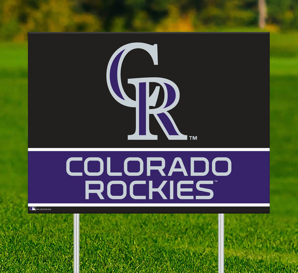 Wholesale MLB2032-Team Name Yard Sign / M2032-Colorado Rockies
