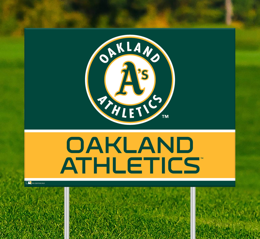 Wholesale MLB2032-Team Name Yard Sign / M2032-Oakland Athletics