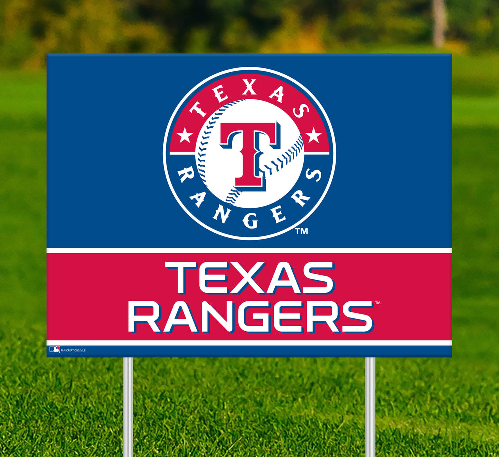 Wholesale MLB2032-Team Name Yard Sign / M2032-Texas Rangers