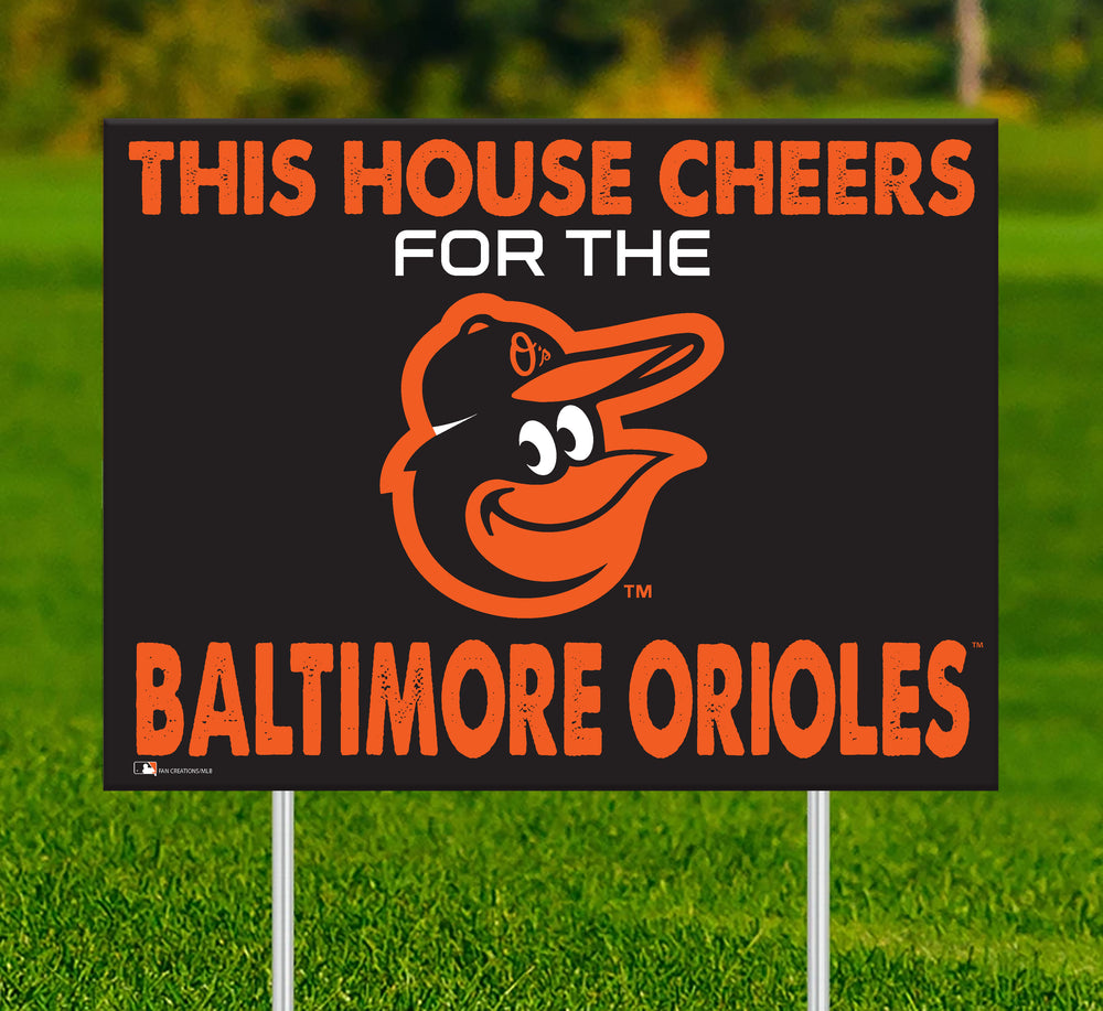 Wholesale MLB2033-This House Yard Sign / M2033-Baltimore Orioles