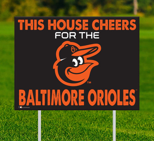 Wholesale MLB2033-This House Yard Sign / M2033-Baltimore Orioles