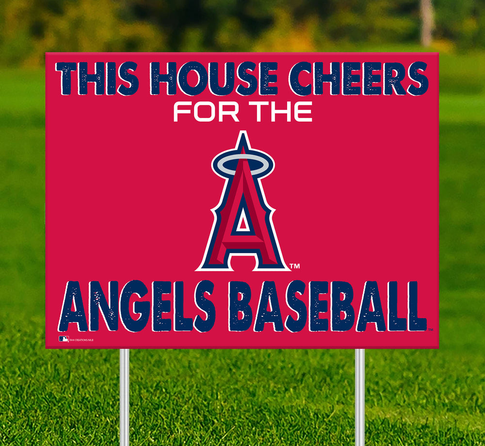 Wholesale MLB2033-This House Yard Sign / M2033-Los Angeles Angels