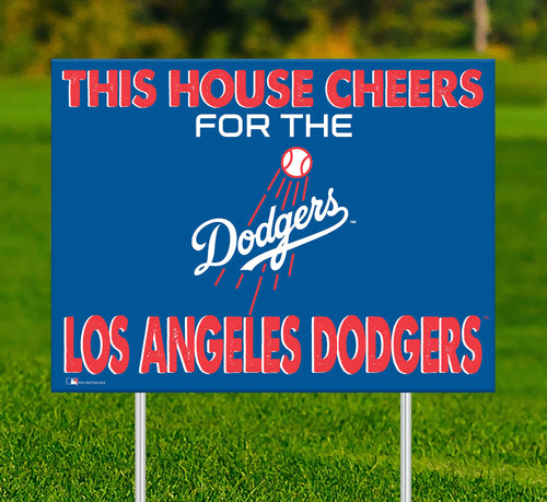 Wholesale MLB2033-This House Yard Sign / M2033-Los Angeles Dodgers
