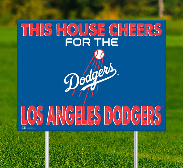 Wholesale MLB2033-This House Yard Sign / M2033-Los Angeles Dodgers