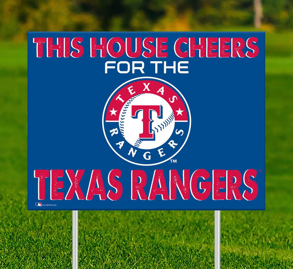 Wholesale MLB2033-This House Yard Sign / M2033-Texas Rangers