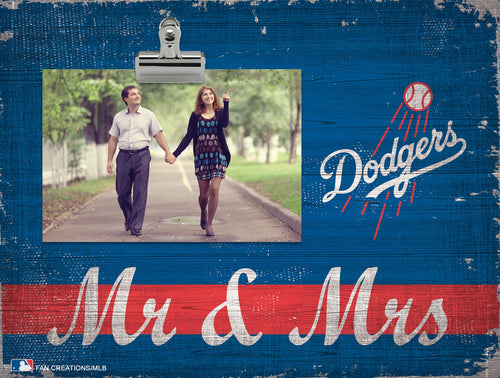 Wholesale MLB2034-Mr & Mrs Clip Frame / M2034-Los Angeles Dodgers