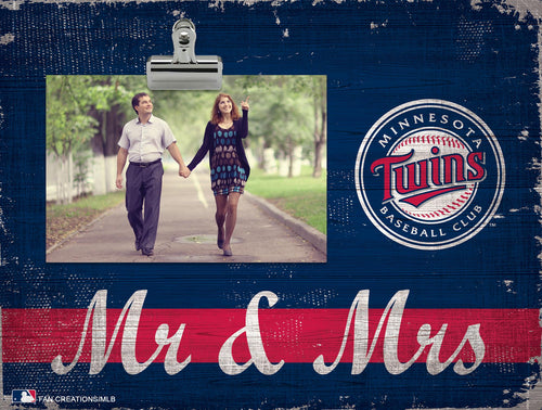 Wholesale MLB2034-Mr & Mrs Clip Frame / M2034-Minnesota Twins