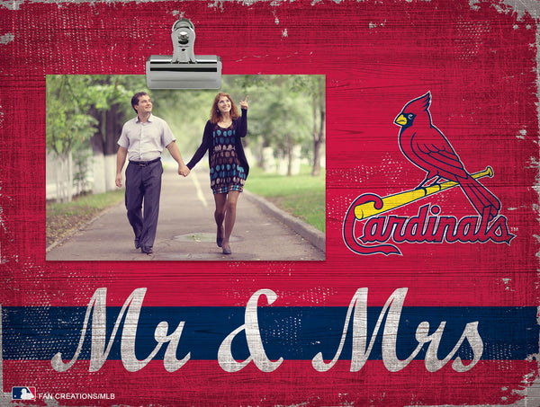 Wholesale MLB2034-Mr & Mrs Clip Frame / M2034-St. Louis Cardinals