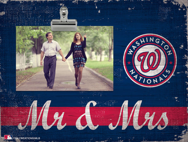 Wholesale MLB2034-Mr & Mrs Clip Frame / M2034-Washington Nationals