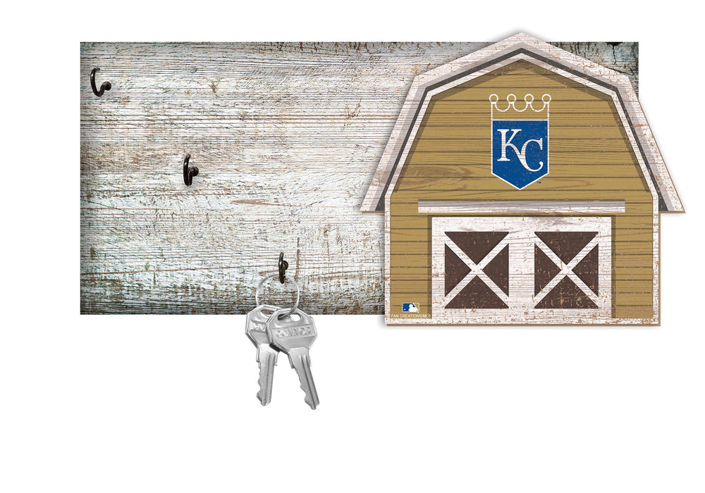 Wholesale MLB2035-Barn Keychain Holder / M2035-Kansas City Royals