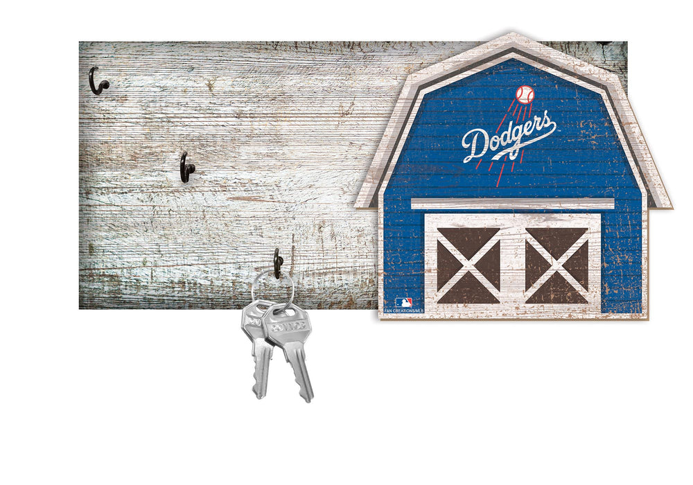 Wholesale MLB2035-Barn Keychain Holder / M2035-Los Angeles Dodgers