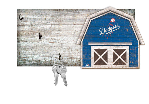 Wholesale MLB2035-Barn Keychain Holder / M2035-Los Angeles Dodgers
