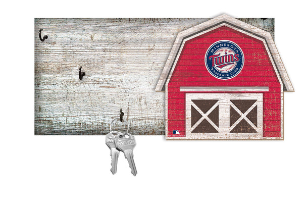 Wholesale MLB2035-Barn Keychain Holder / M2035-Minnesota Twins