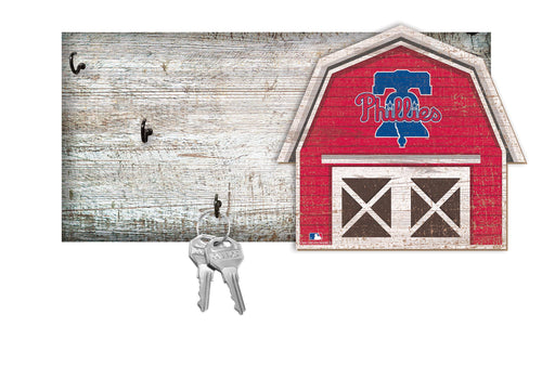 Wholesale MLB2035-Barn Keychain Holder / M2035-Philadelphia Phillies